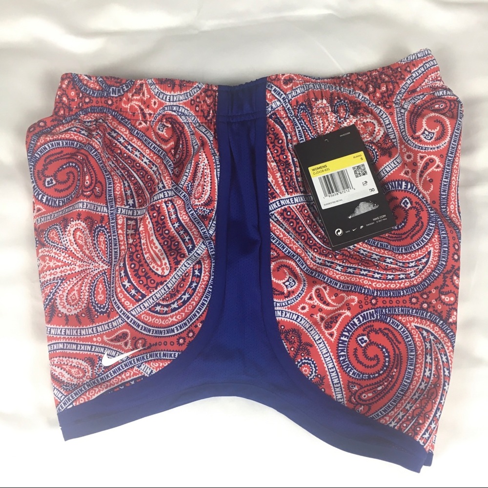 Nike Women’s Dri-FIT Paisley Running Short Sz S - Picture 7 of 9